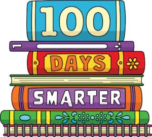 100th-day-of-school-clipart-a-stack-of-books-with-the-words-100-days-smarter
