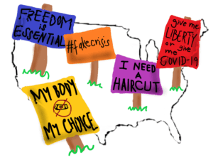 10th-amendment-clipart-a-map-with-many-different-signs-on-it