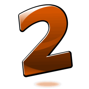2 Clipart A Number 2 With Red Circle Around It