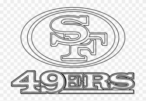 49ers-clipart-the-49ers-logo-is-shown-in-black-and-white