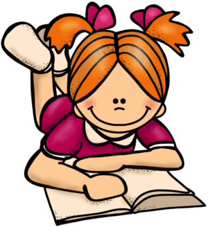 4th-grade-clipart-a-girl-reading-book