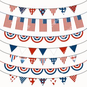4th-of-july-clipart-free-a-set-of-patriotic-buntings-with-american-flags