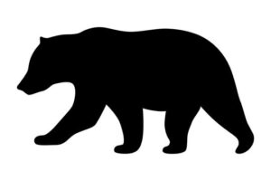 adobe-clipart-a-black-bear-silhouette-on-white-background