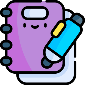 agenda-clipart-a-purple-and-blue-bag-with-pencil