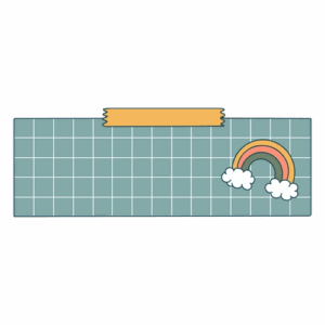 agenda-clipart-a-rainbow-with-cloud-and-on-it
