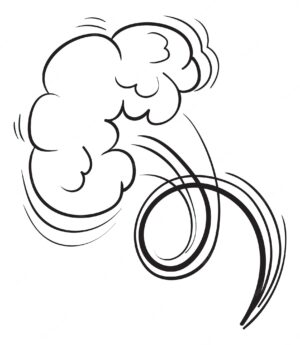 air-clipart-a-black-and-white-drawing-of-bicycle