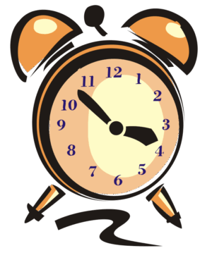 alarm-clock-clipart-a-clock-with-yellow-face-and-black-hands