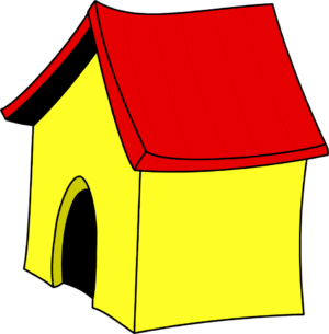 alone-clipart-a-yellow-house-with-red-roof