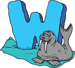 alphabet-clipart-a-seal-with-its-mouth-open-sitting-on-the-ground