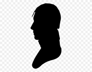 andrew-jackson-clipart-a-silhouette-of-man-s-head-with-beard