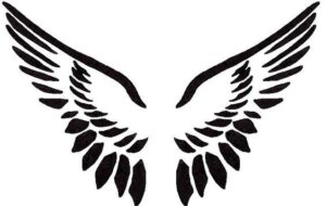 angel-wings-clipart-a-black-and-white-image-of-wing