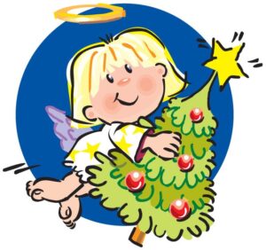angels-clipart-a-little-angel-with-christmas-tree