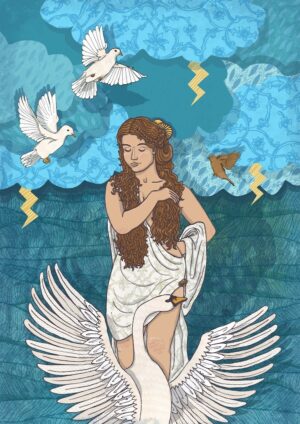 aphrodite-clipart-a-woman-with-wings-and-dove-in-the-sky