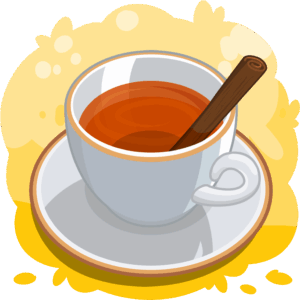 apple-cider-clipart-a-cup-of-tea-with-spoon-on-it