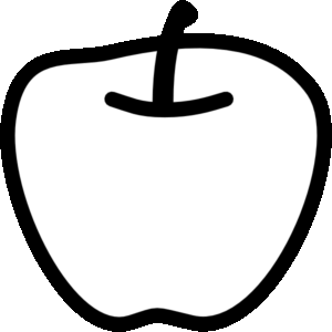 apple-clipart-black-and-white-an-apple-icon