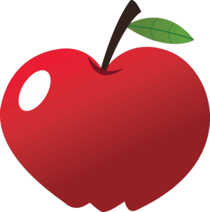 apples-clipart-an-apple-with-a-leaf-on-it