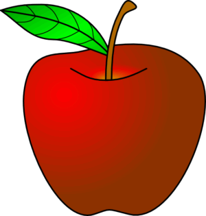 apples-clipart-an-apple-with-a-leaf-on-it-two