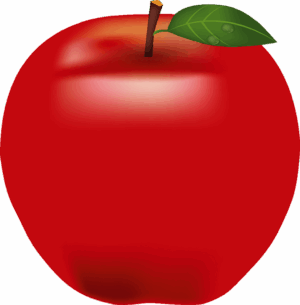 apples-clipart-an-apple-with-a-leaf-on-top