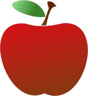 apples-clipart-an-apple-with-a-leaf-on-top-two