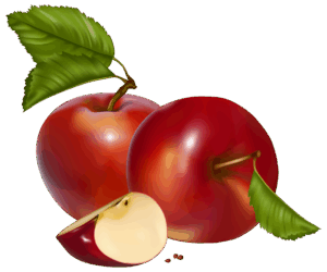 apples-clipart-two-red-apples-with-green-leaves