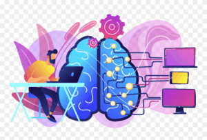 artificial-intelligence-clipart-a-brain-with-computer-and-laptop-on-it
