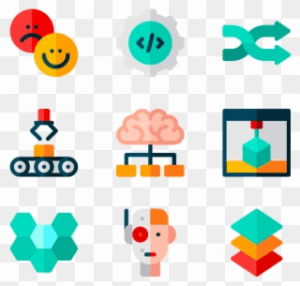 artificial-intelligence-clipart-a-set-of-flat-icons