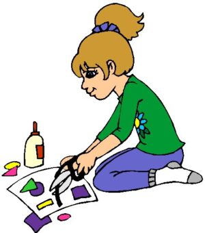 arts-and-crafts-clipart-a-girl-drawing-picture-of