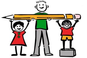 assessment-clipart-a-family-holding-giant-pencil