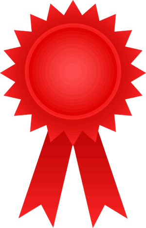 award-clipart-a-red-rosette-with-black-background