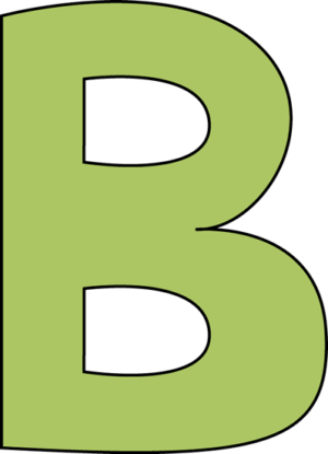 b-clipart-the-letter-b-is-green-with-a-black-background