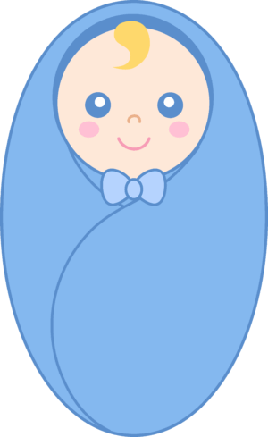 baby-boy-clipart-a-baby-in-blue-blanket