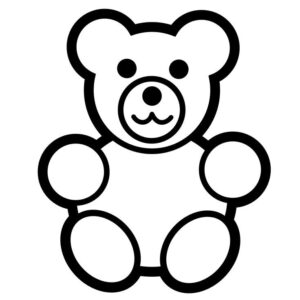 baby-clipart-black-and-white-a-teddy-bear-icon
