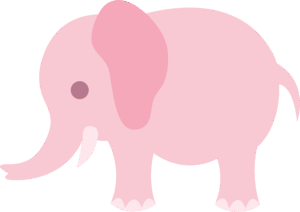 baby-elephant-clipart-an-elephant-with-pink-ears