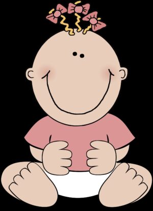 baby-girl-clipart-a-baby-girl-sitting-on-the-floor-with-her-hands-crossed