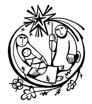 baby-jesus-clipart-a-black-and-white-drawing-of-nat-scene