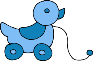baby-rattle-clipart-a-blue-toy-sitting-on-top-of-black-background