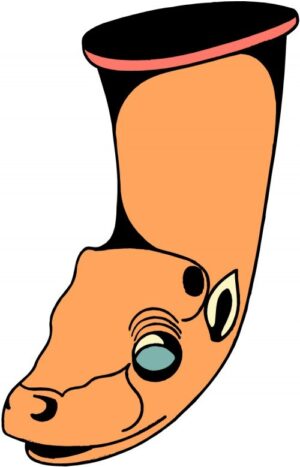 bad-clipart-a-cartoon-shoe-with-nose-and-eyes