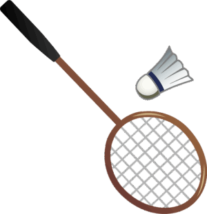 badminton-clipart-a-badminton-racket-with-shuttle-and