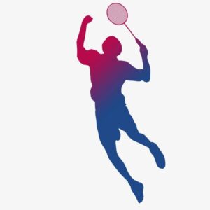 badminton-clipart-a-silhouette-of-tennis-player-with-racket
