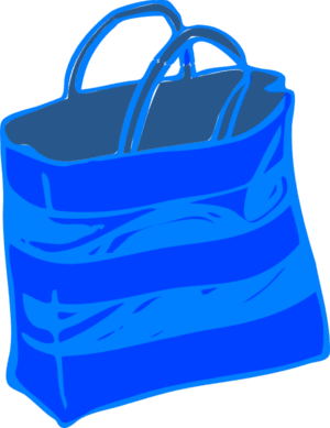 bag-clipart-a-blue-bag-with-handle