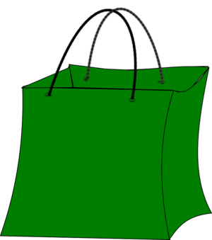 bag-clipart-a-green-shopping-bag