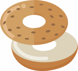 bagel-clipart-a-chocolate-covered-dough-with-chip
