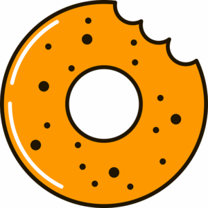 bagel-clipart-a-donut-with-holes-on-it