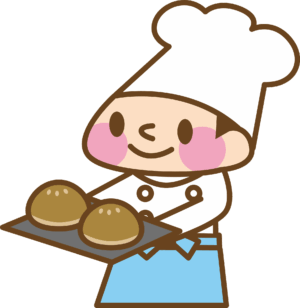 baker-clipart-a-cartoon-chef-holding-tray-with-food