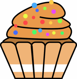 bakery-clipart-a-cupcake-with-sprins-on-top