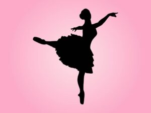 ballerina-clipart-a-silhouette-of-ballerina