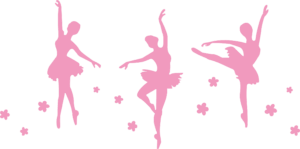 ballet-clipart-three-ballet-girls-silhouettes-with-flowers
