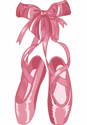 ballet-shoes-clipart-a-pair-of-pink-ballet-shoes-with-bow