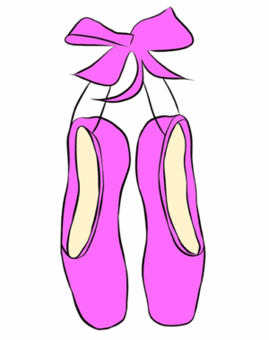 ballet-shoes-clipart-a-pair-of-pink-ballet-shoes-with-bow-two