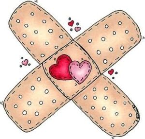 band-aid-clipart-a-drawing-of-cross-with-heart-on-it